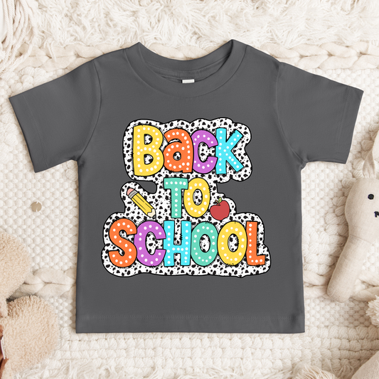 Retro Back To School Transfer