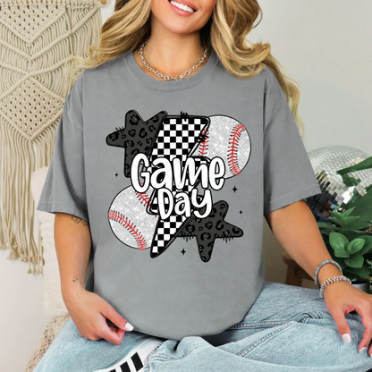 Retro Game Day Baseball Transfer