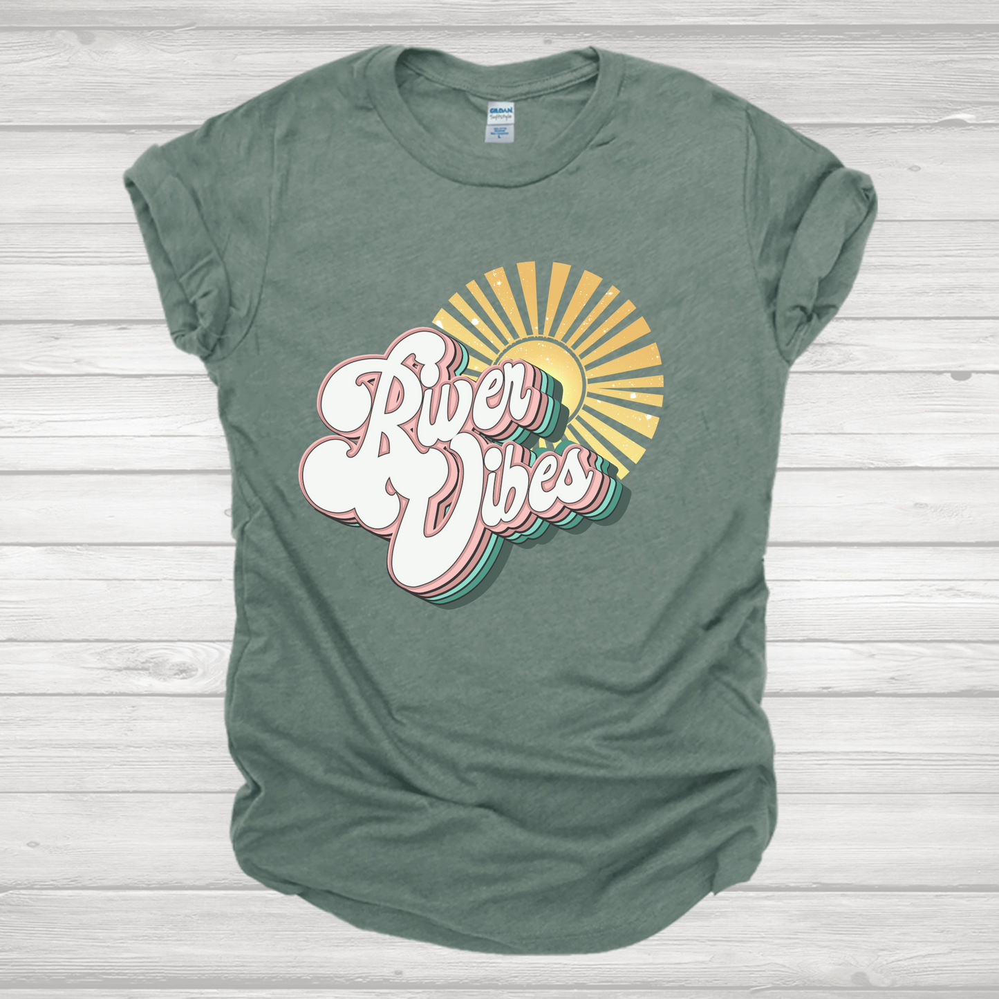 River Vibes Retro Transfer