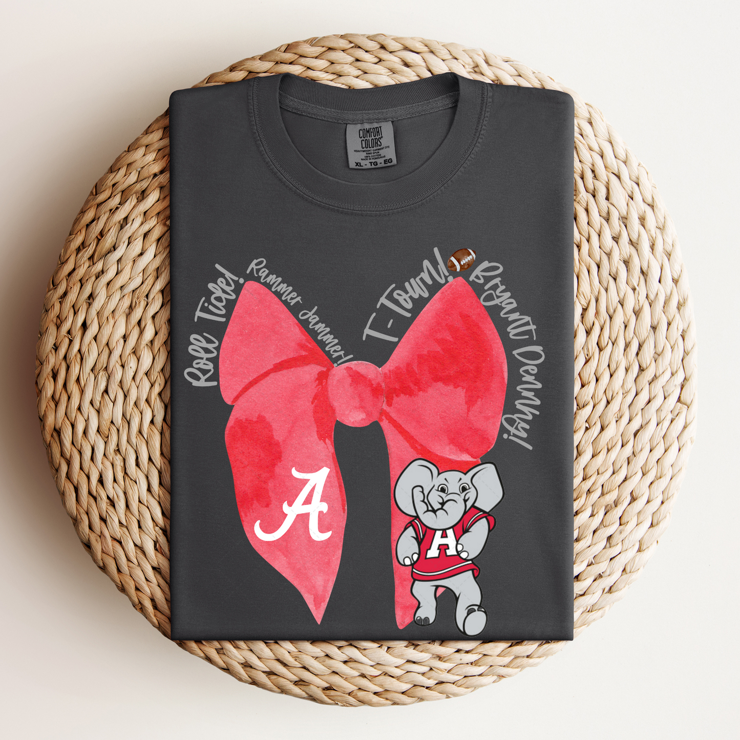 Roll Tide Bow Transfer