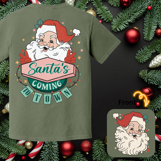 Santa's Coming To Town Transfer ** TWO PART* SOLD SEPARATELY**