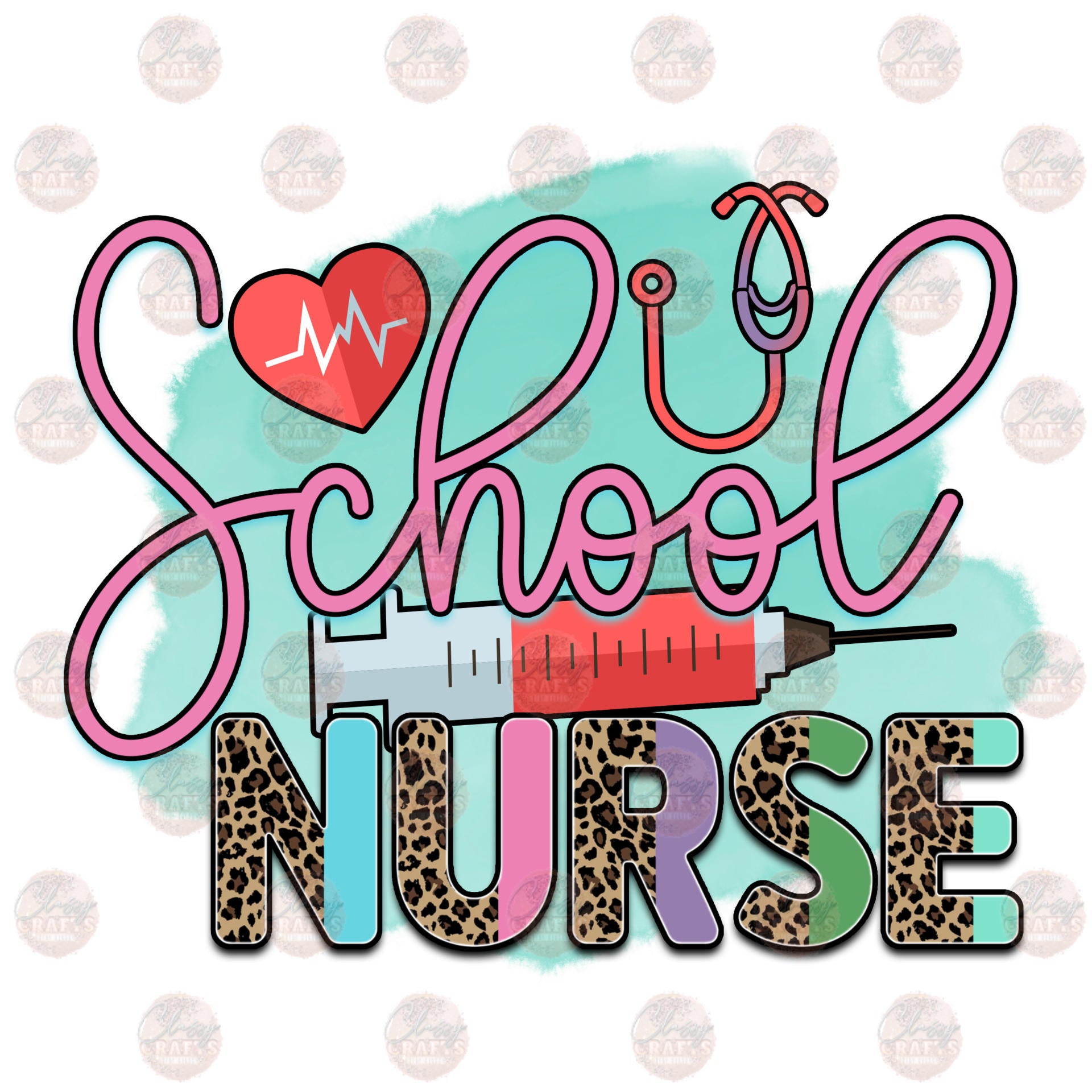 School Nurse - Sublimation Transfer – Classy Crafts