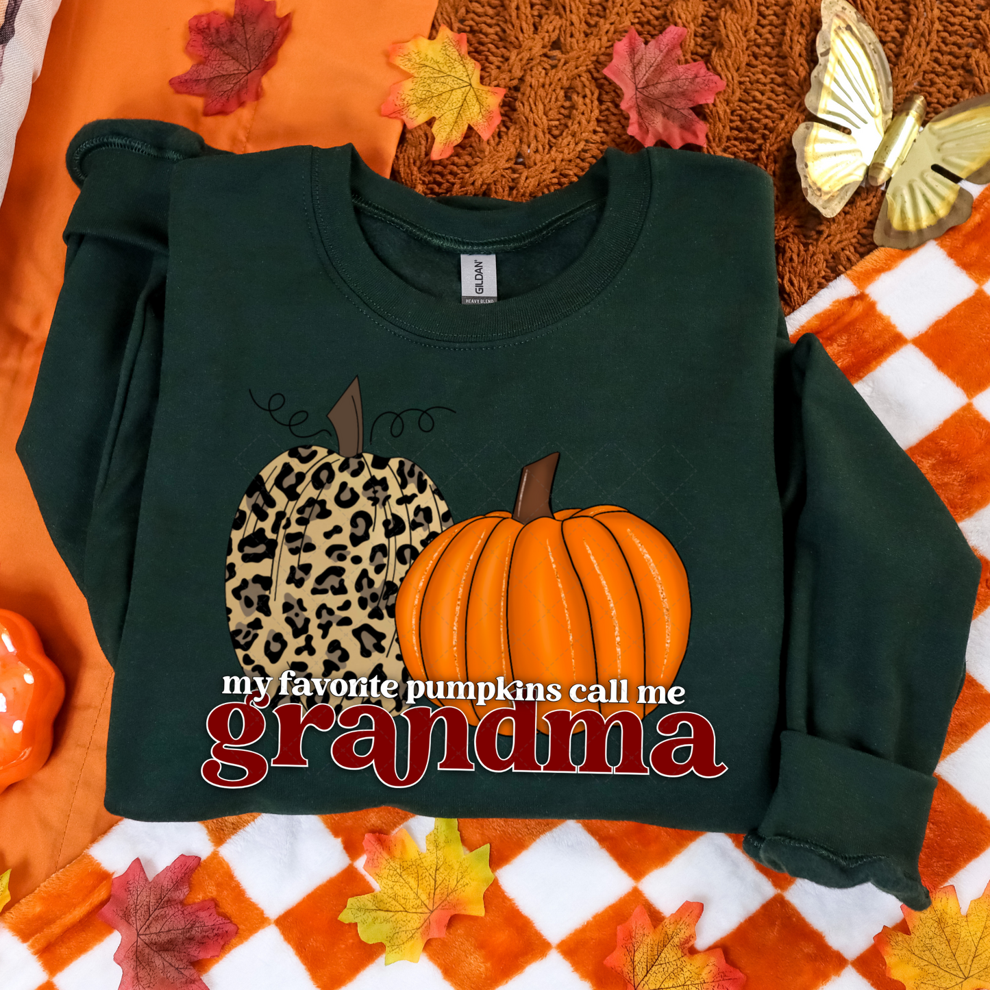 My Favorite Pumpkins Call Me Grandma Transfer