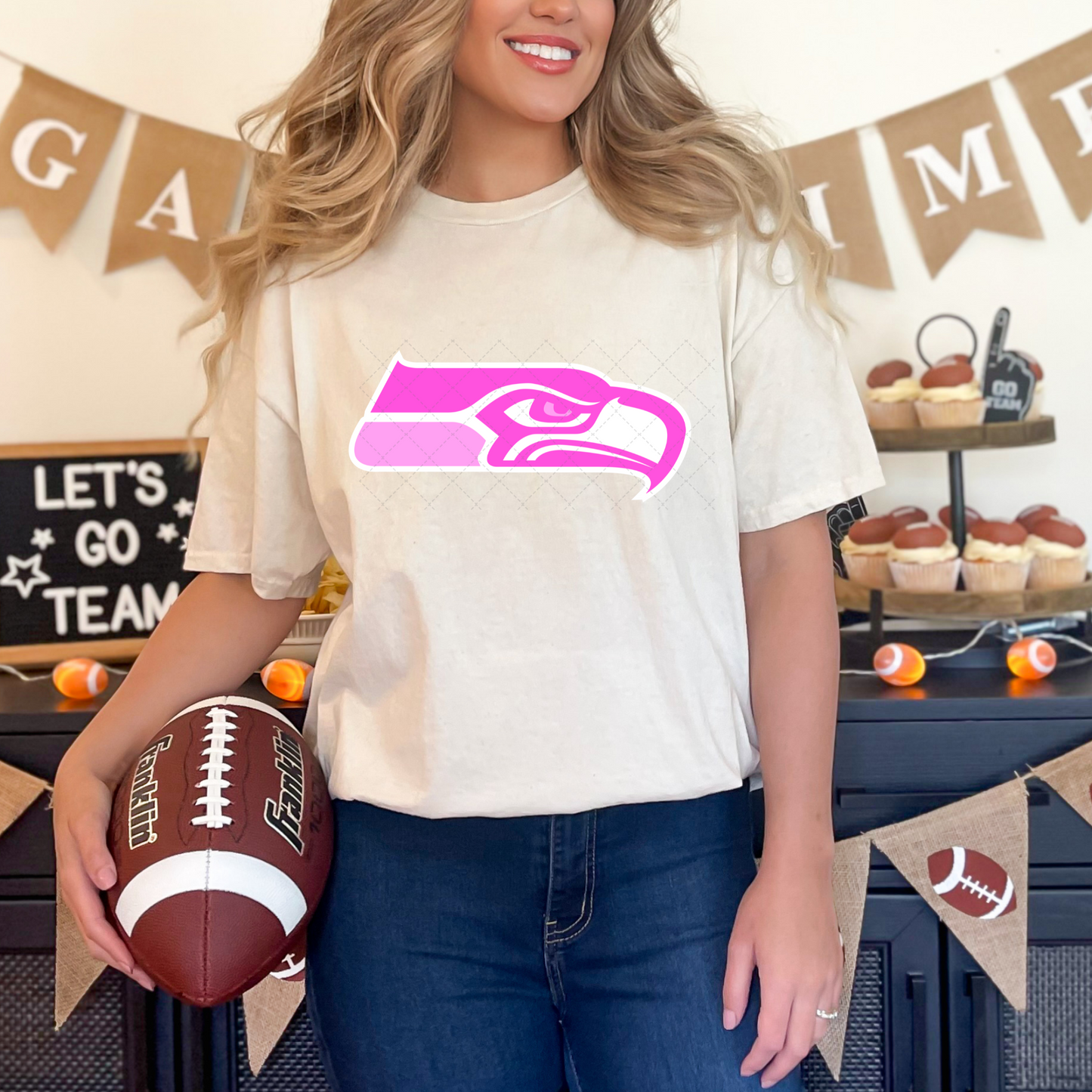 Seahawks Pink Transfer