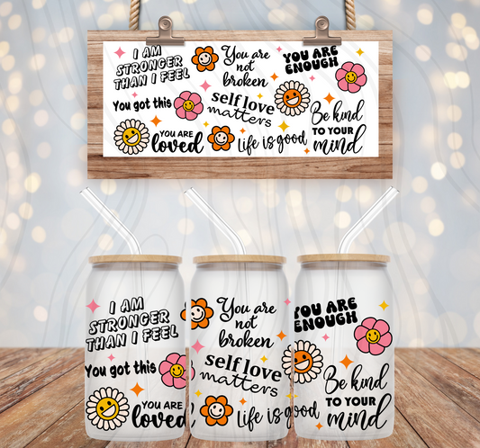 Self Love Matters 16oz Libbey Wrap