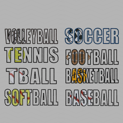 Embroidered Personlize Sports Merch 🏈⚽️🥎⚾️
