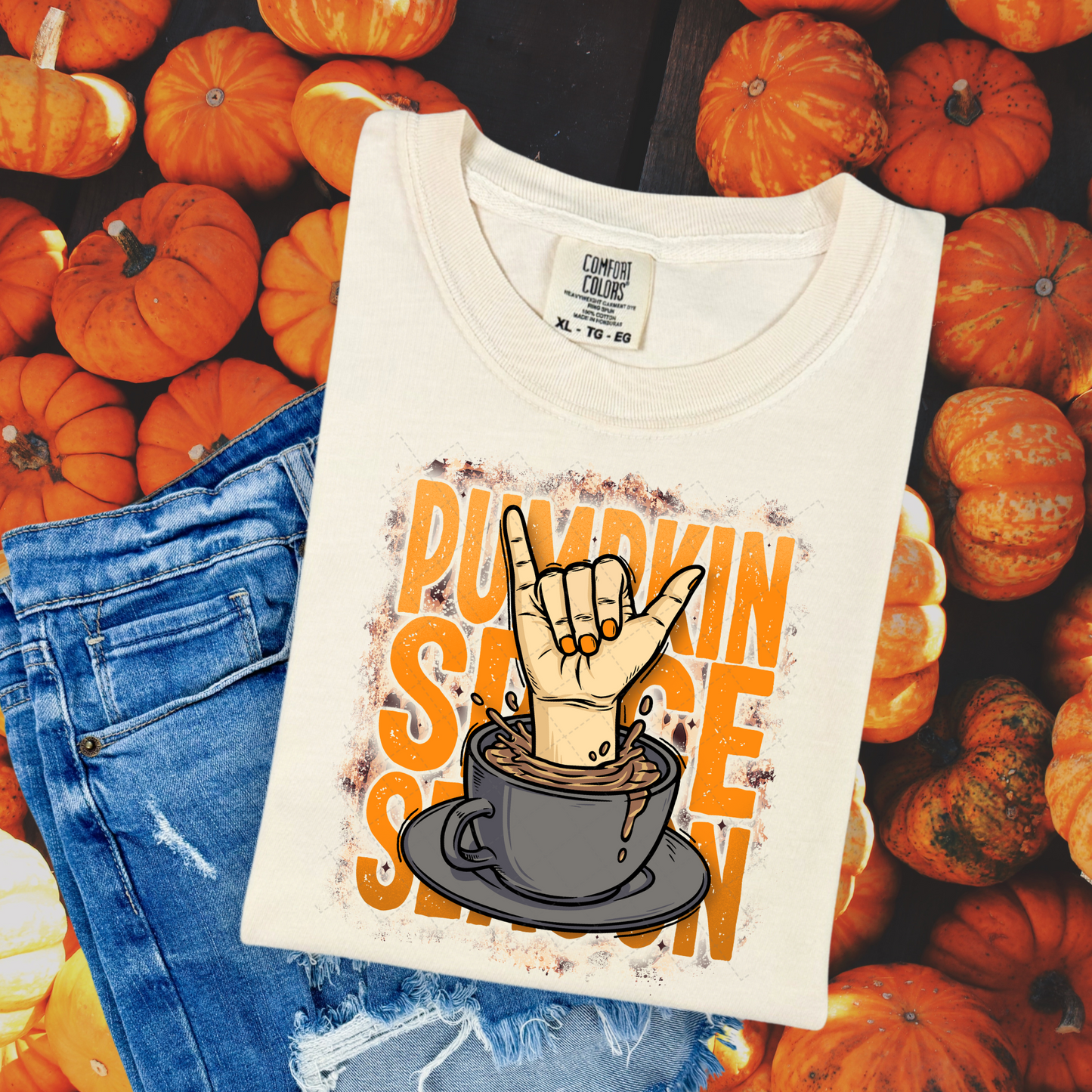 Pumpkin Spice Season Hang Loose Transfer