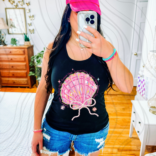 Summer Vibes Pearl Shell Transfer