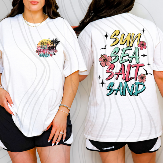 Sun Sea Salt Sand Transfer ** TWO PART* SOLD SEPARATELY**