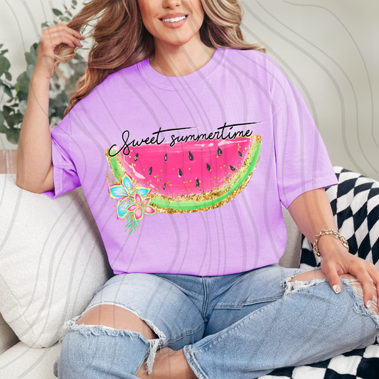 Sweet Summertime Watermelon Transfer