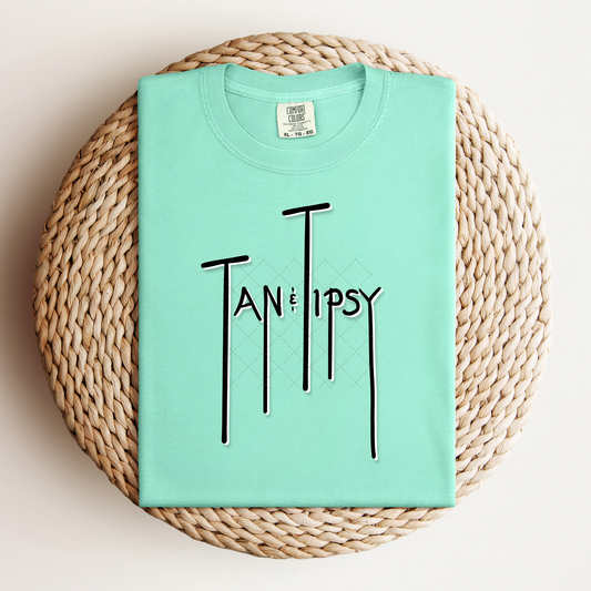 Tan & Tipsy 2 Outlined Transfer