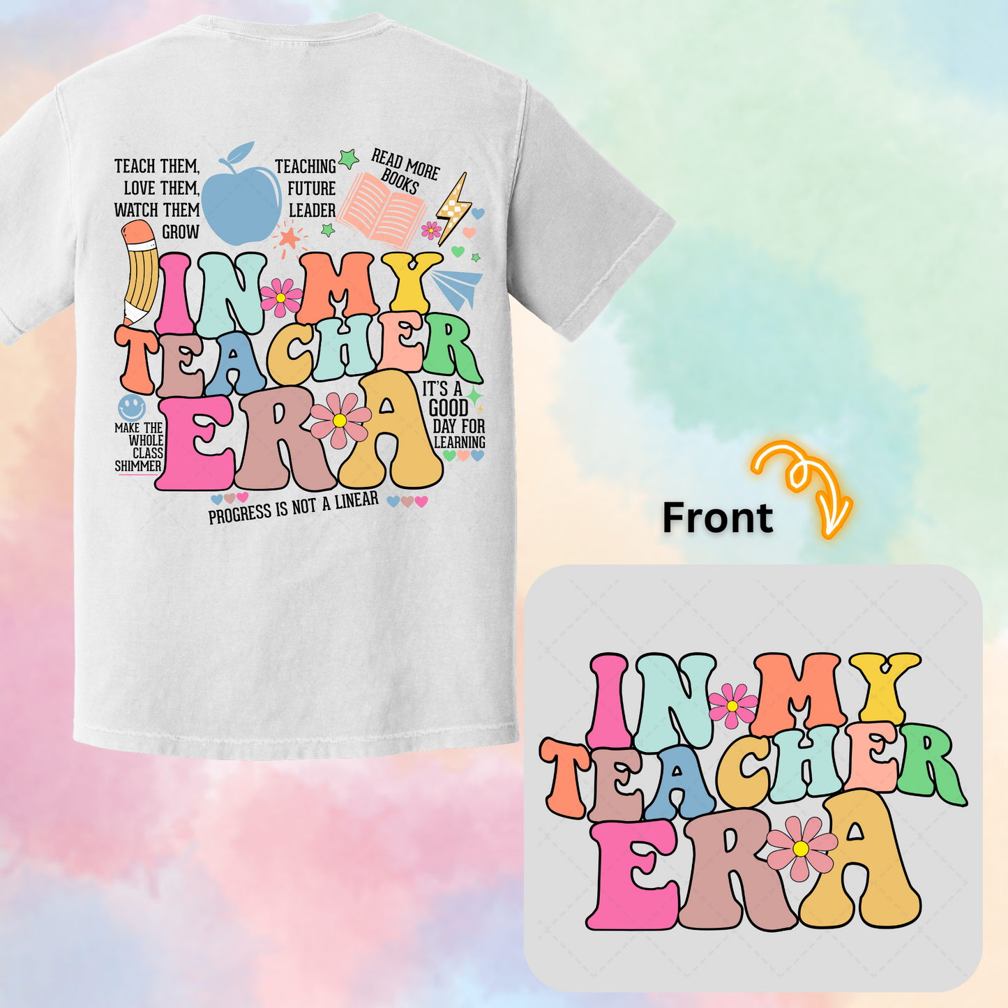 Teacher Era Transfer ** TWO PART* SOLD SEPARATELY**