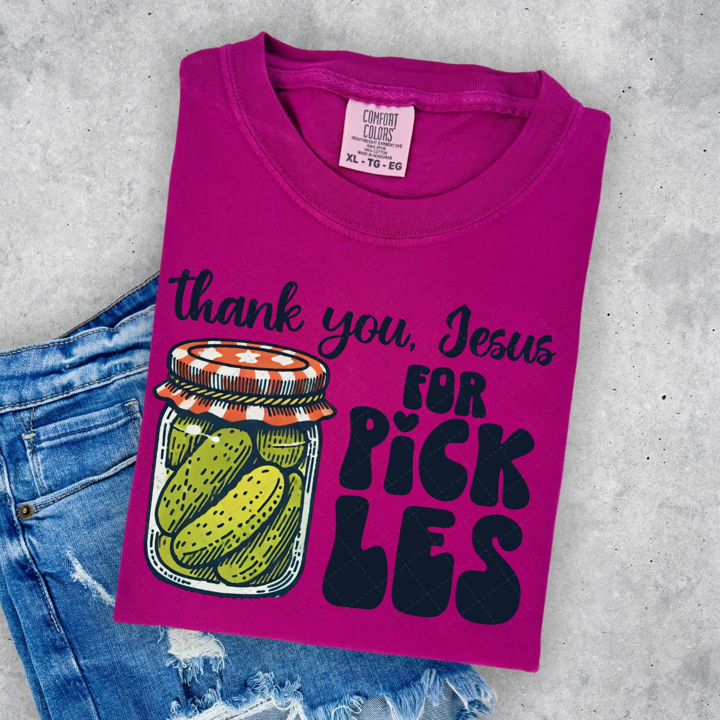 Thank You Jesus For Pickles Transfer