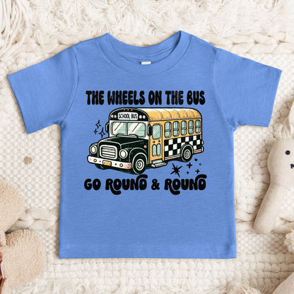 The Wheels On The Bus Go Round And Round Transfer