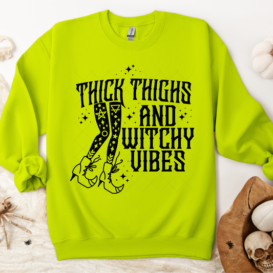 Thick Thighs And Witchy Vibes Transfer