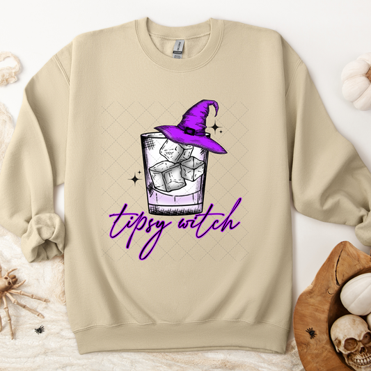 Tipsy Witch Purple Transfer