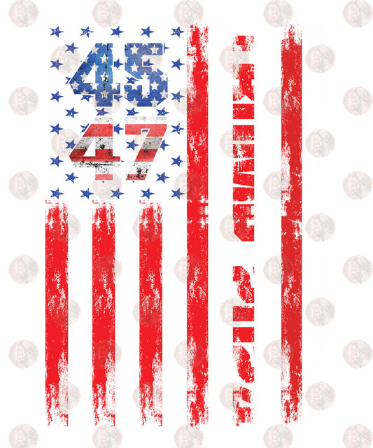 Trump 2024ver Red - Sublimation Transfers