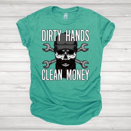 Dirty Hands Clean Money Beard Transfer