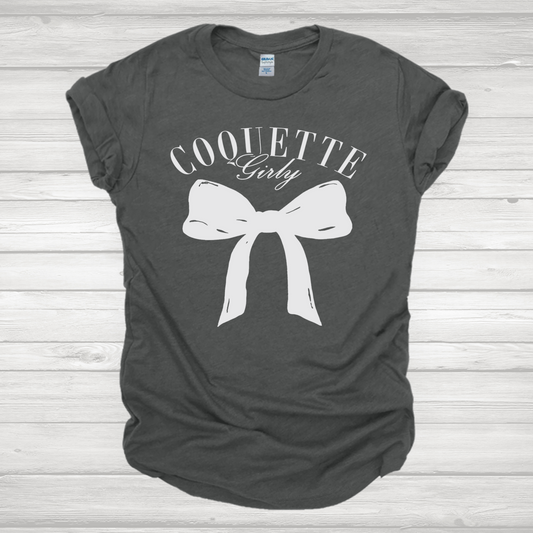 Coouette Girly White Bow White Transfer