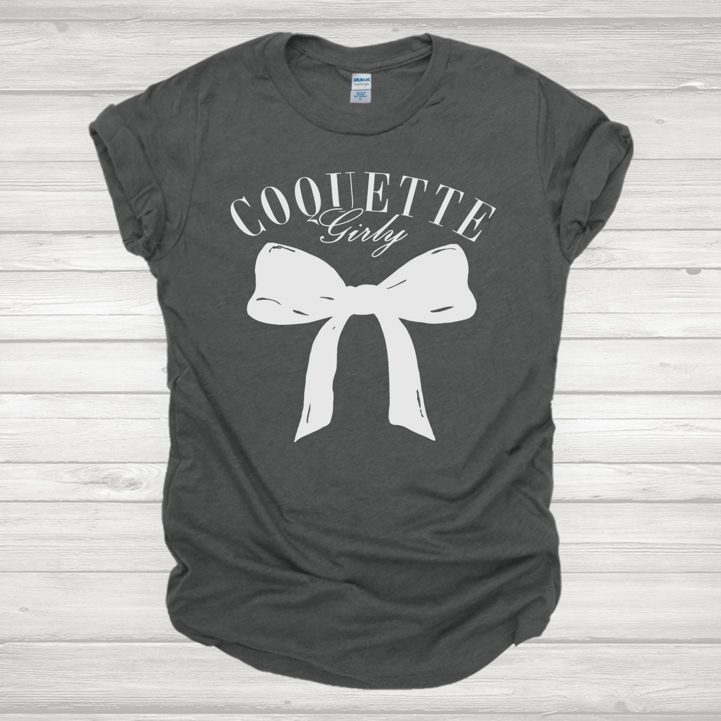 Coquette Girly White Bow Transfer