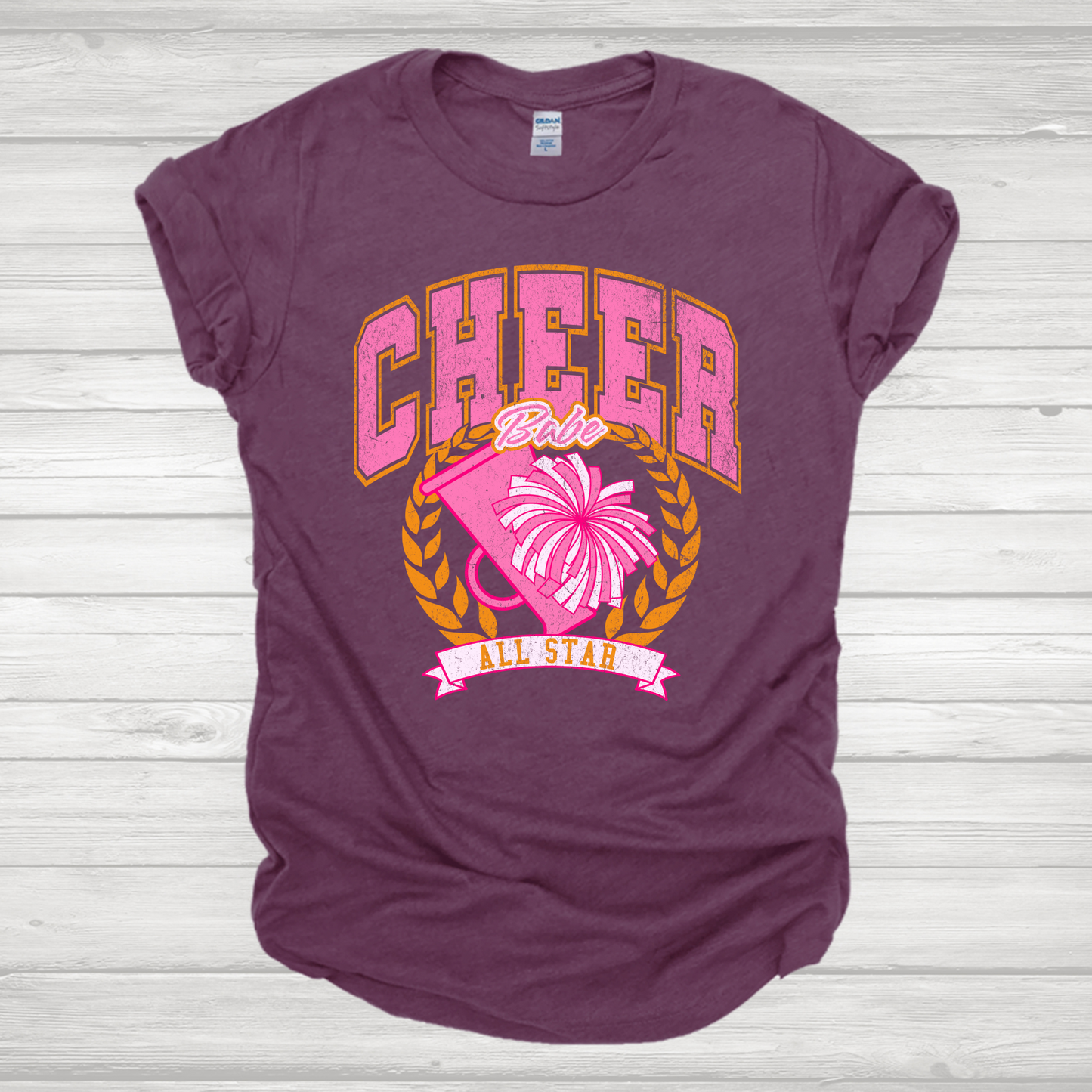 Cheer Baby Grunge Transfer