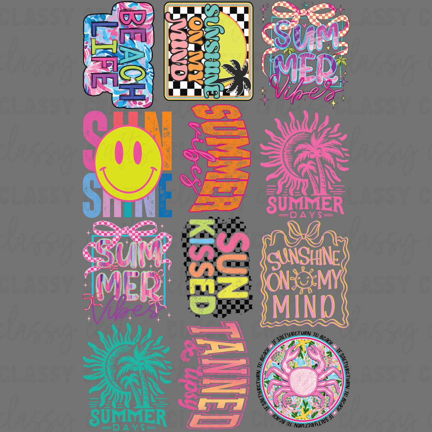 Sunshine On My Mind - 30x48 - PREMADE GANG SHEET