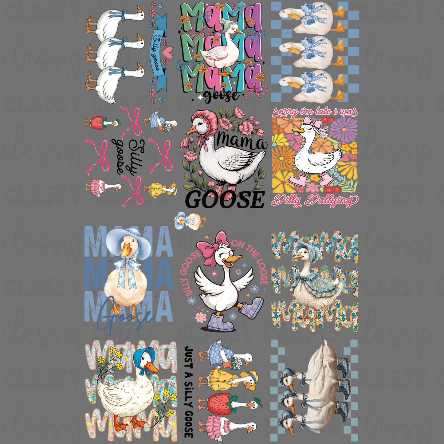 Mama Goose - 30x48 - PREMADE GANG SHEET