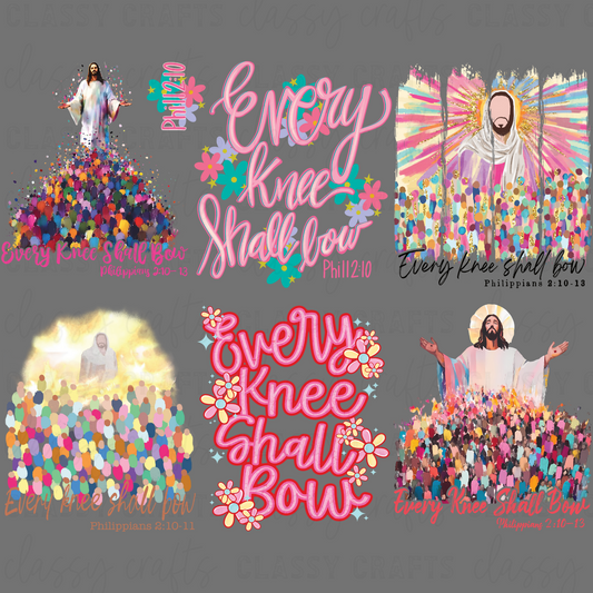 Every Knee Shall Bow - 30x24 - PREMADE GANG SHEET