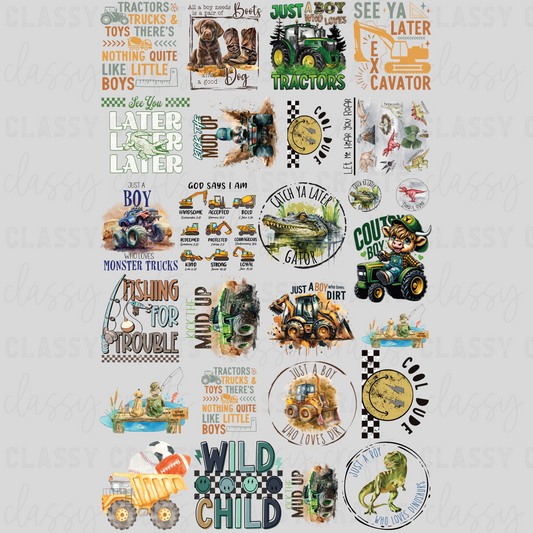 YOUTH All Things Boy - 30x48 - PREMADE GANG SHEET