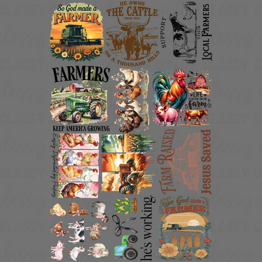 So God Made A Farmer - 30x48 - PREMADE GANG SHEET