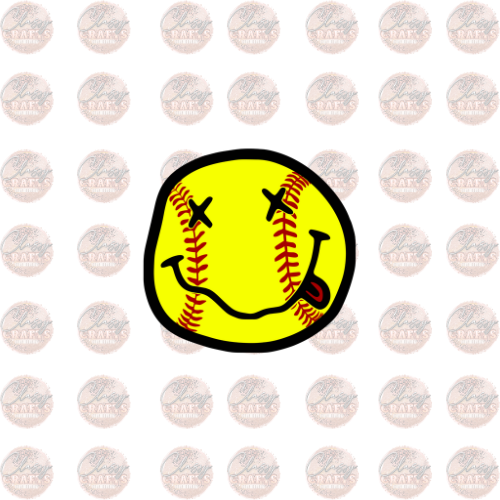 Somebody's Loud Mouth Softball Mom 4 **TWO PART* SOLD SEPARATELY** Transfer