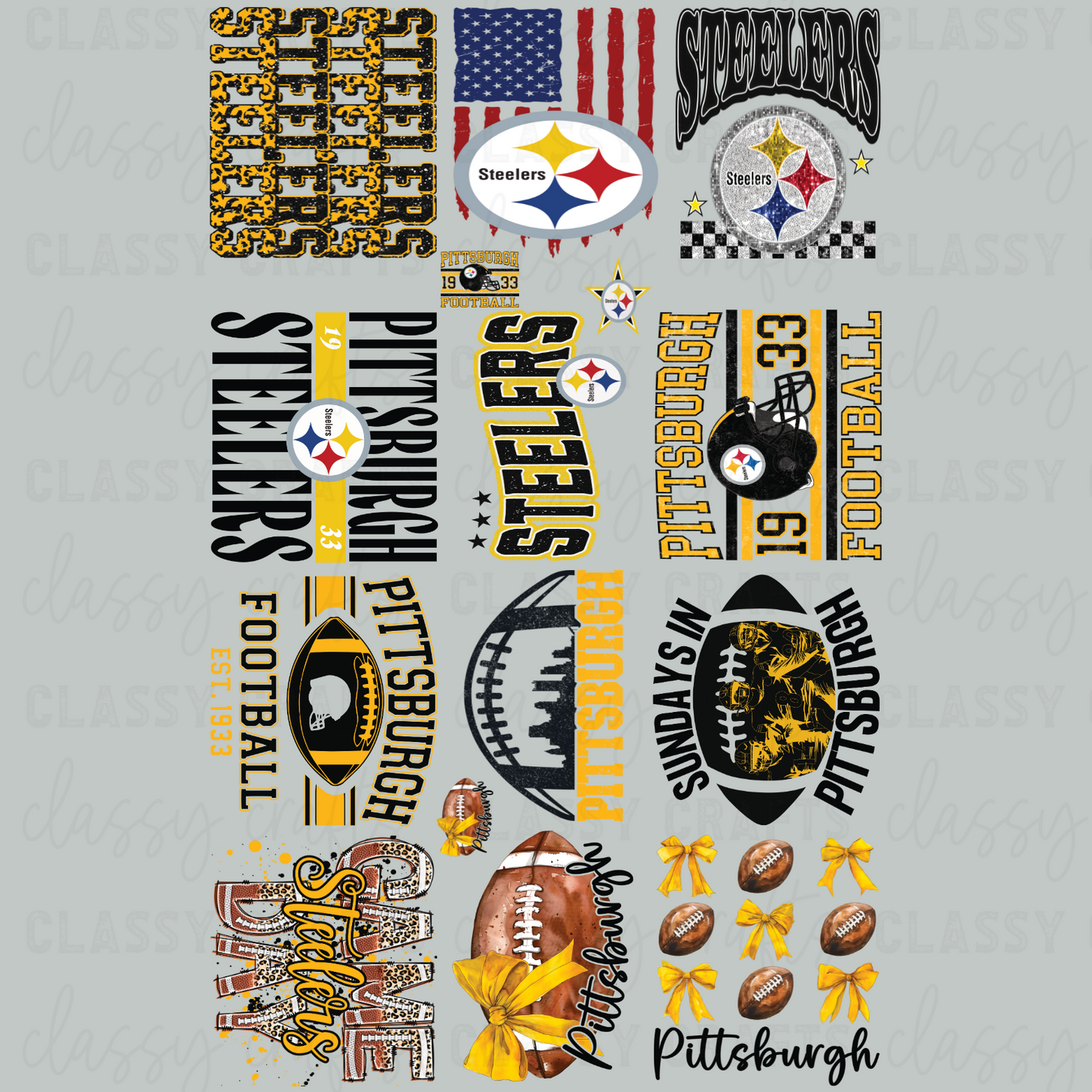 Pittsburgh - 30x48 - PREMADE GANG SHEET