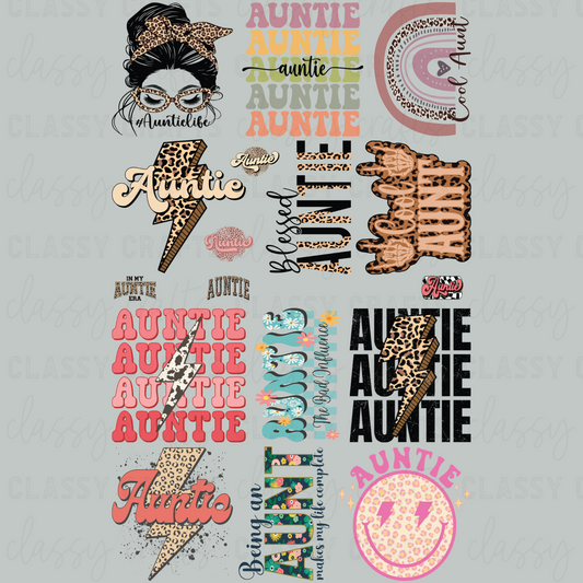 Auntie - 30x48 - PREMADE GANG SHEET