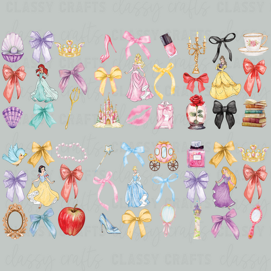 Princess Coquette ADULT - 30x24 -PREMADE GANG SHEET