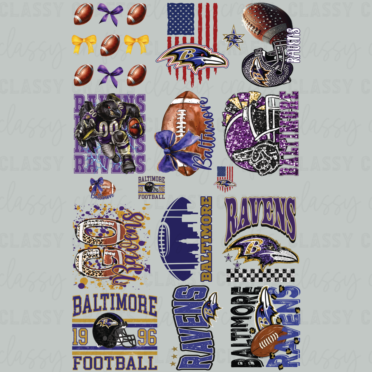 Baltimore  - 30x48 - PREMADE GANG SHEET