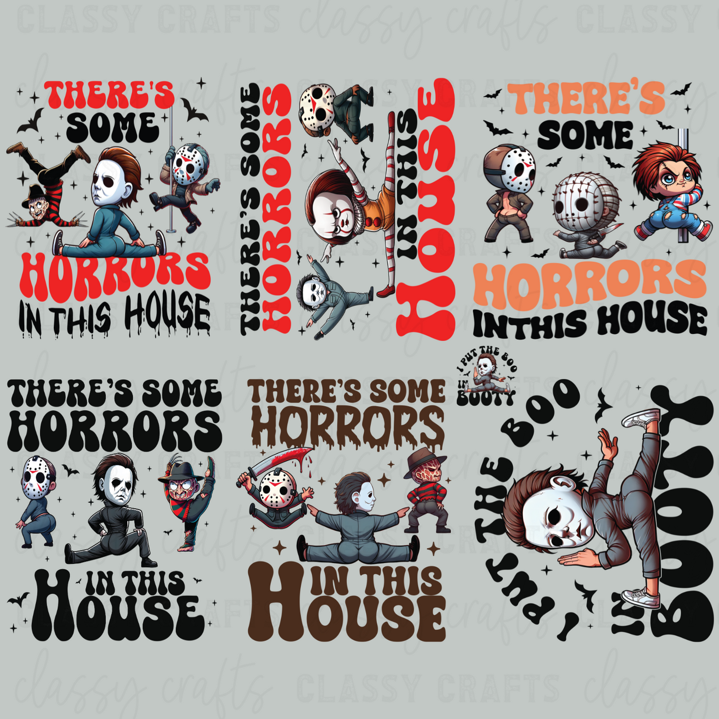 Horrors In This House - 30x24 -PREMADE GANG SHEET