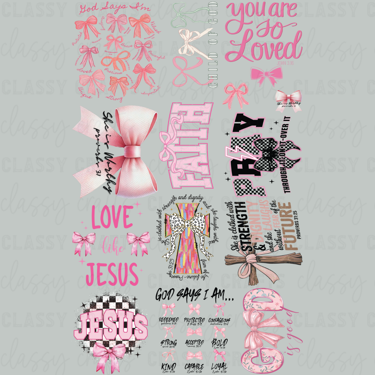 Faithful Coquette - 30x48 - PREMADE GANG SHEET