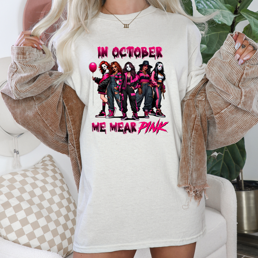 We Wear Pink Horror Women Transfer