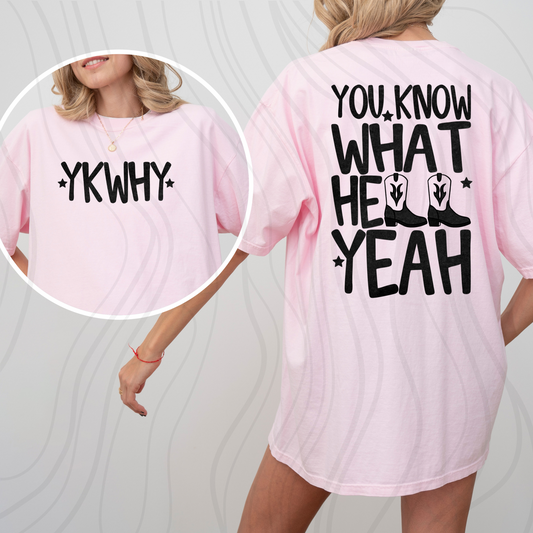 YKWHY Transfer ** TWO PART* SOLD SEPARATELY**