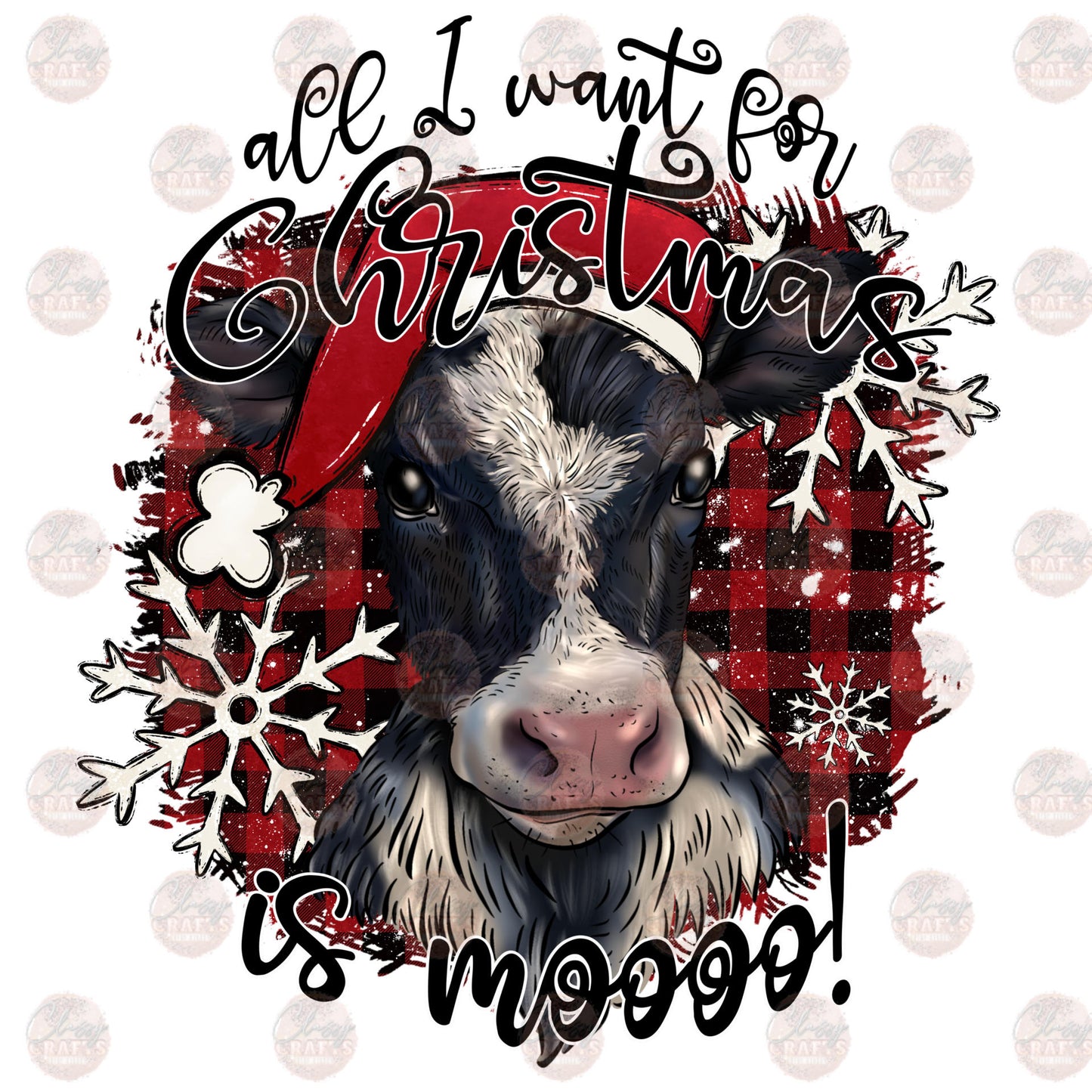 All I Want For Christmas Is MOOOO Transfer