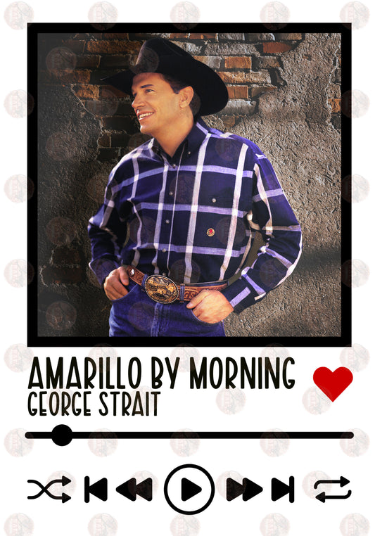 Amarillo By Morning - Sublimation Transfer