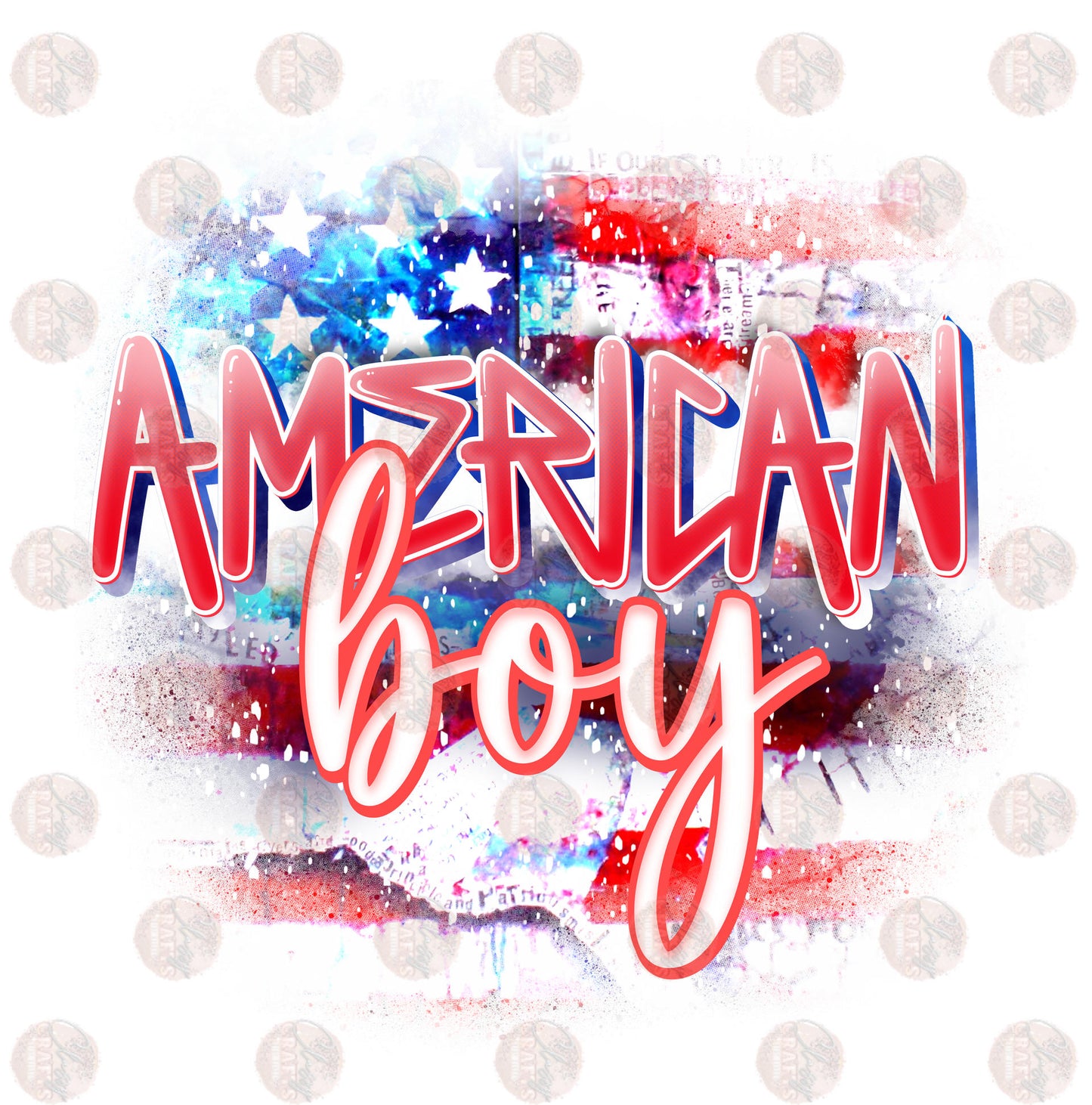 American Boy - Sublimation Transfer