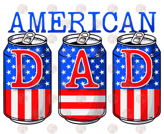 American Dad- Cans - Sublimation Transfer