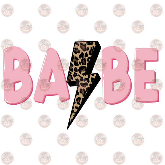 Babe - Sublimation Transfer