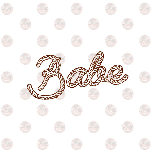 Babe - Sublimation Transfer