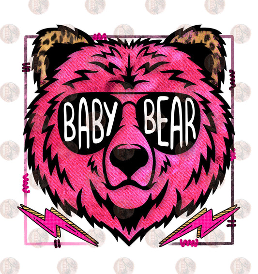 Baby Bear Pink - Sublimation Transfer