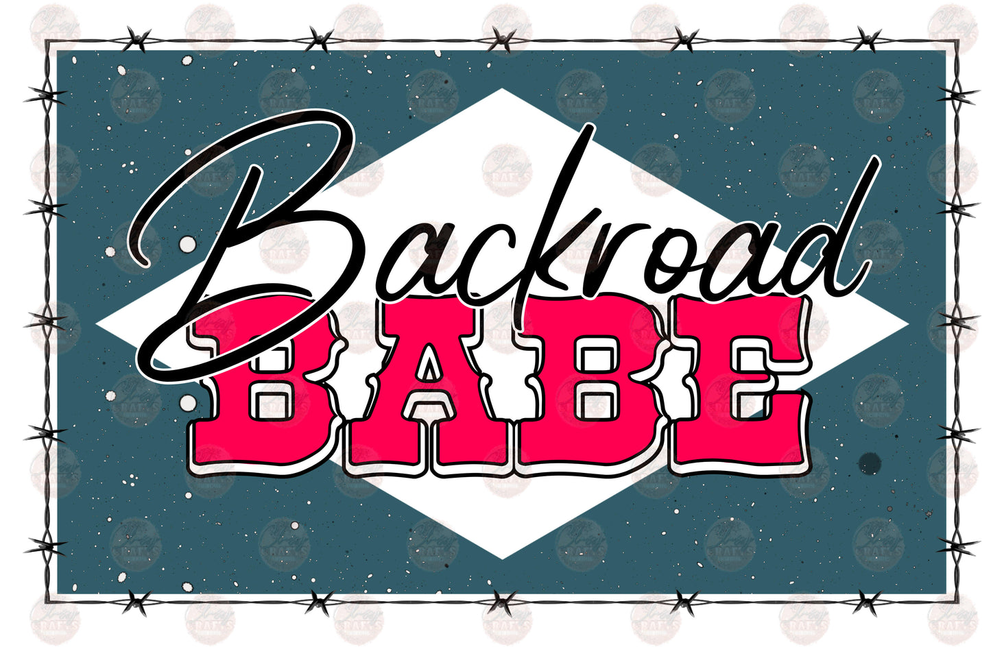 Backroad Babe Stone Pink - Sublimation Transfer