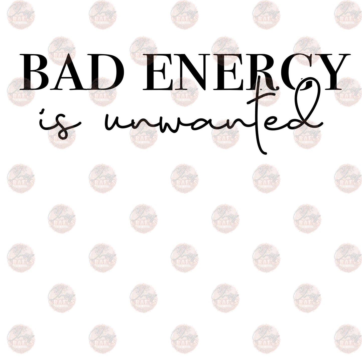 Bad Energy 2 - Sublimation Transfer