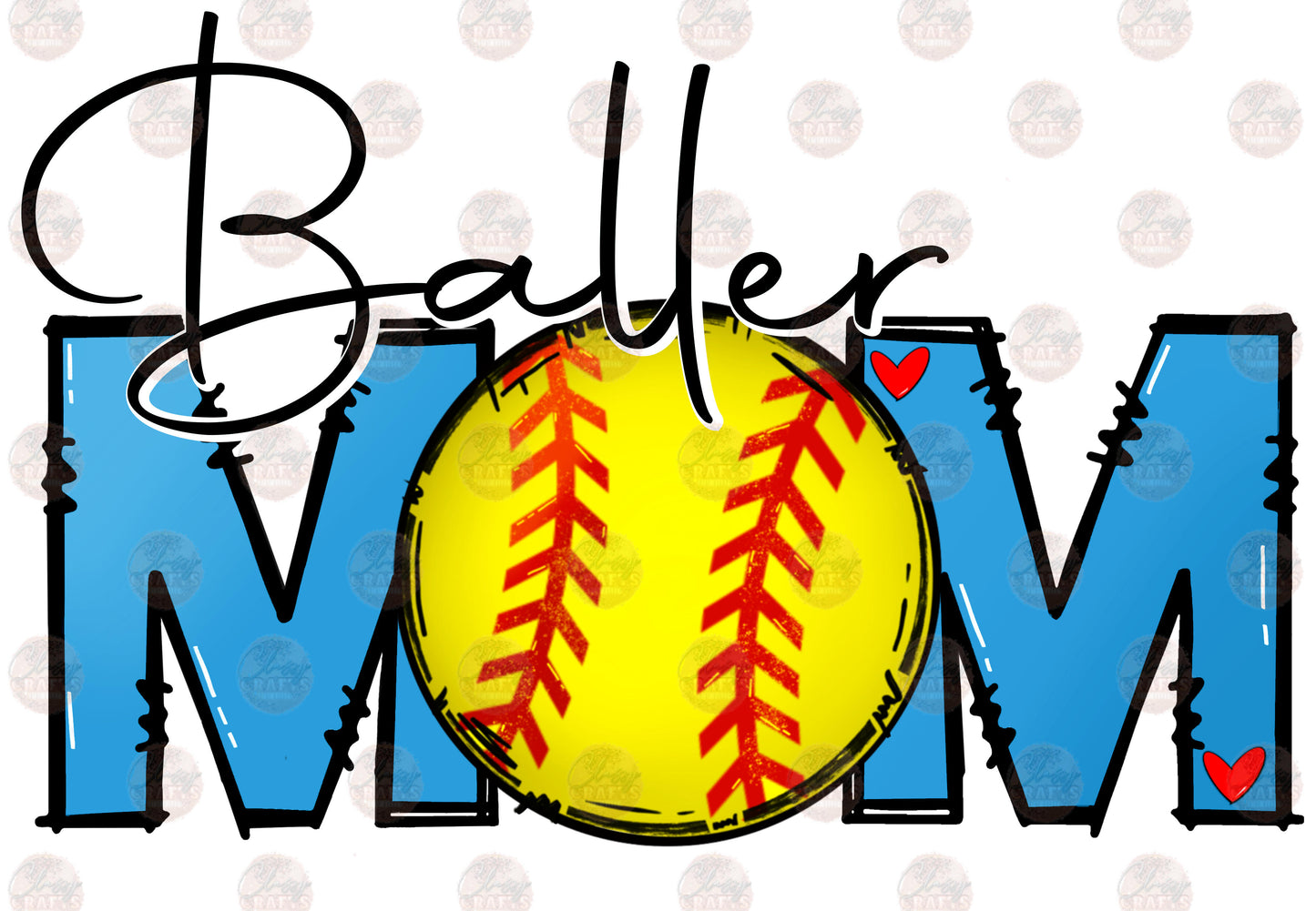 Baller Mom Softball Transfer