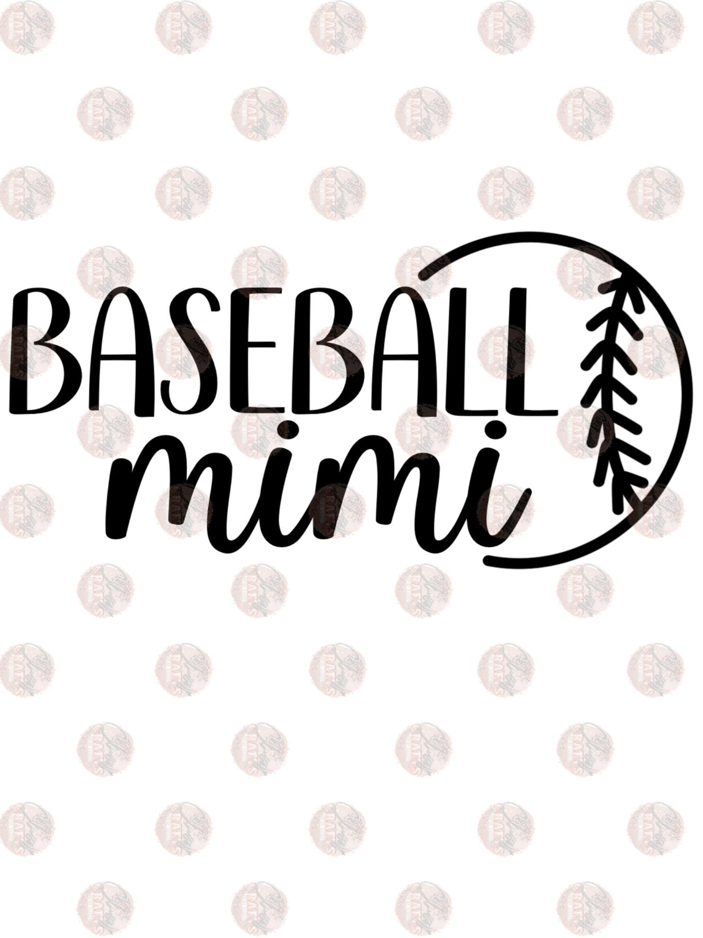 Baseball Mimi Transfer